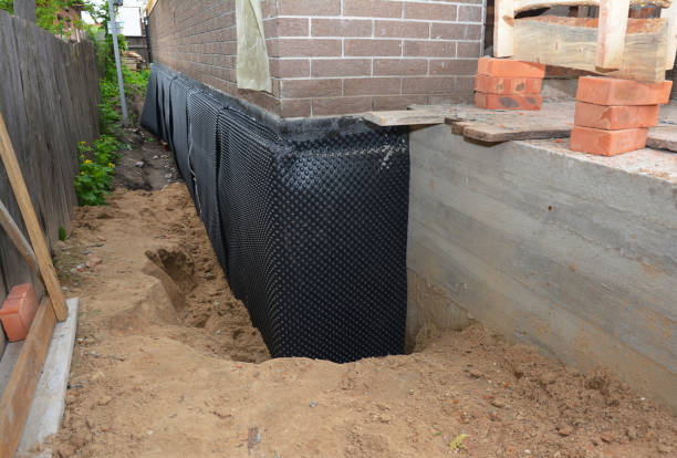 SJ Waterproofing Pros technician performing targeted Emergency Waterproofing assessment in Netcong, NJ